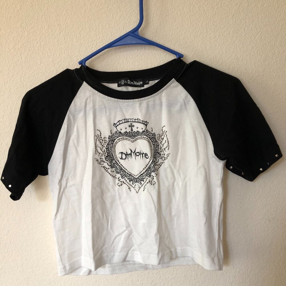 Dim Moire Crop Top